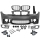 Sport Evo Front Bumper w/o PDC+GRILLE+Fogs CHROME fits BMW E81 E82 E87 E88 w/o M