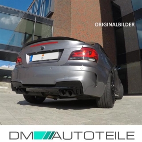 Sport Rear Bumper 07-13+ Diffusor Duplex fits on BMW 1-Series E82 E88 w/o M1 M