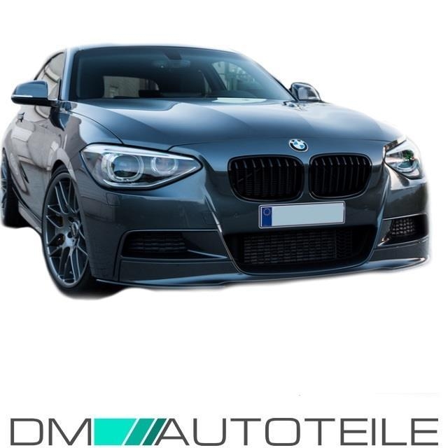 Spoilerschwert Frontspoiler für BMW 1er F20 F21 M-Paket ABE schwarz glänzend