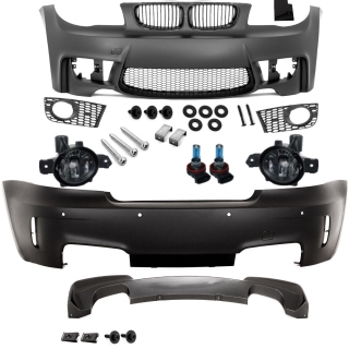 Sport Bodykit Bumper Duplex fits on BMW E82 Coupe E88 Convertible Series or M