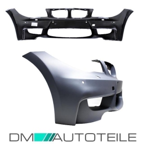 Sport Evo Front Bumper ABS for PDC +2x Air Ducts fits on BMW E81 E82 E87 E88 