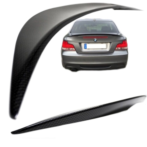 SPORT CARBON GLOSS PERFORMANCE Rear Trunk Spoiler Roof Lip fits on BMW E82 07-13