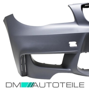 Sport Front Bumper Evo ABS w/o PDC +2x Air Ducts fits on BMW E81 E82 E87 E88