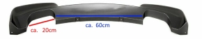 Cabrio Coupe Bodykit Stoßstange vorne Hinten + Duplex passt für BMW 1er E82 E88 Serie + M-Paket nicht 1er M