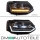 Voll LED Facelift Scheinwerfer Set Klarglas Schwarz dynamische Blinker + Welcome Home passt für VW T5 GP 09-15