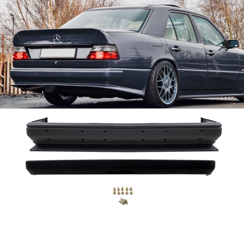 ABS Sport Rear Bumper Kit complete fits on Mercedes E-Class W124 Saloon  also AMG Line