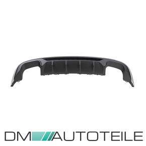 Duplex Performance Heckdiffusor Schwarz Matt passt für Audi A3 8V 3-Türer Facelift für Standard Stoßstange