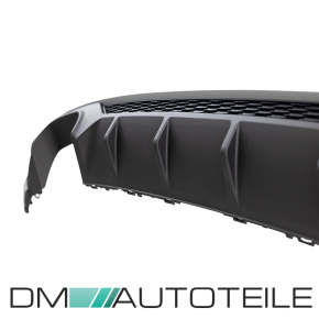 Duplex Performance Heckdiffusor Schwarz Matt passt für Audi A3 8V 3-Türer Facelift für Standard Stoßstange