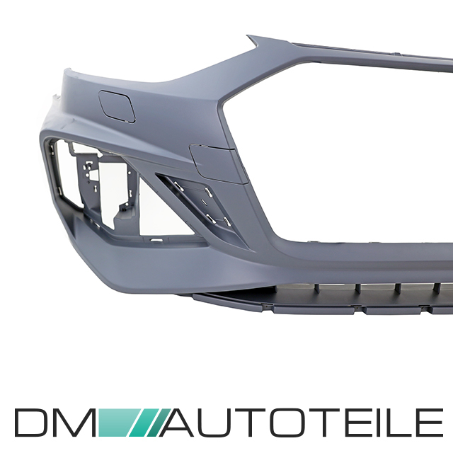 Upgrade Design Frontstoßstange für Audi A4 B9 (8W) 15-19 inkl. Zubehör mit  PDC Hochglanz schwarz