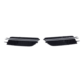 Sport Nebelscheinwerfer Gitter Wabengrill Schwarz Silber...