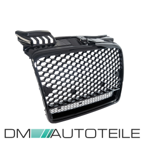  Kühlergrill Wabengrill schwarz glanz passt für Audi A4 B7 04-08 Waben Grill nicht RS4 Quattro