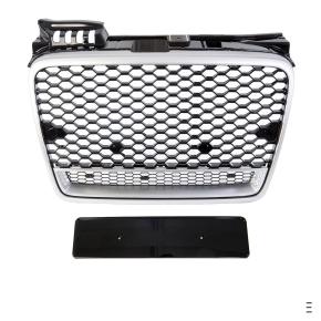 K&uuml;hlergrill Wabengrill Silber Matt Schwarz glanz...