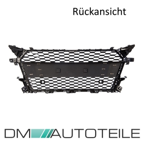 Wabengrill Schwarz glanz komplett Gitter Grill passt für Audi TT 8S FV nicht RS ab 2014-2018