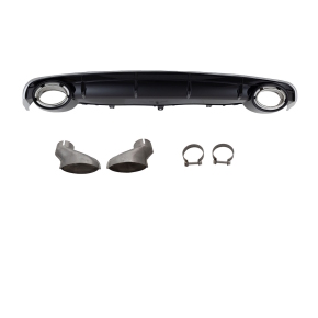 Heckdiffusor Schwarz glanz Duplex Sport + Blenden passt...