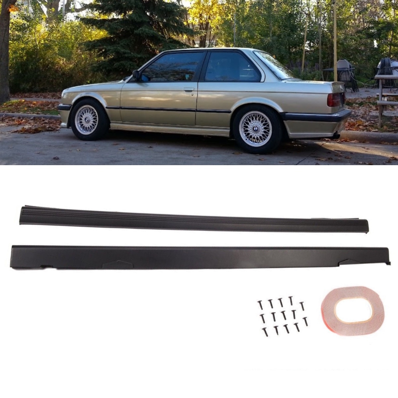 Boot Rear Trunk Spoiler wide black fits on BMW 3-Series E30