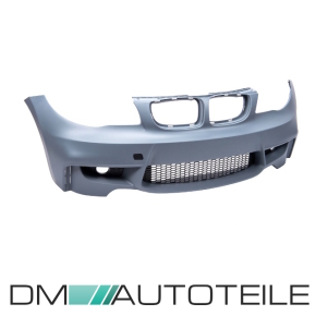 Evo Sport Stoßstange vorne + Doppelsteg Grill +Zubehör passt für BMW 1er E81 E82 E87 E88 + ABE*