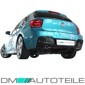 Sport-Paket Bodykit 5-Türer + 1-Rohr Diffusor passt für BMW 1er F20 ab 11-15