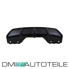 Sport-Performance Bodykit Spoiler+ Heckdiffusor Ansätze + Hecklippe Schwarz glanz für X6 F16 mit M-Paket
