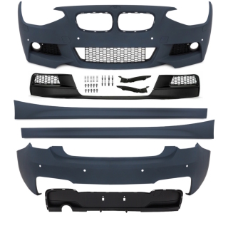 Sport-Performance Bodykit + Diffusor 1 Rohr passt für BMW 1er F20 5-Türer 11-15