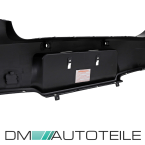 Rear Bumper primed PDC+Diffusor Duplex fits on BMW E81 E87 3/5 Door