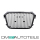 Set Kühlergrill Waben Grill + Gitter Nebel Schwarz hochglanz passt für Audi A1 8X 2010-2015 auch quattro