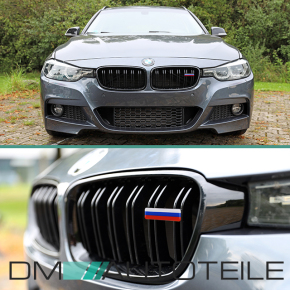 Wunsch Länderflaggen + Emblem Halter für BMW...