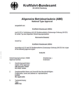 Sport Stoßstange vorne für PDC passt für BMW F22 F23 Serie & M-Paket +ABE*