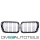 Kühlergrill Grill SET Schwarz Glanz Einzelsteg für BMW 3er E36 Facelift ab 1996