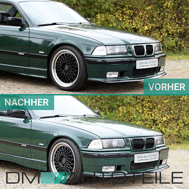 Nieren Kühlergrill Grill Frontgrill Chrom Diamant-Stil Für BMW 3er E36  97-99 AF