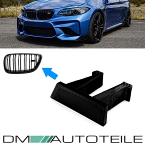 Emblemhalter kurz für BMW 2er F22 F23 Doppelsteg Kühlergrill Nr. 1954 + 1955