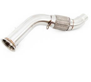 Edelstahl Einzelrohr Downpipe passt für BMW X5 E70...