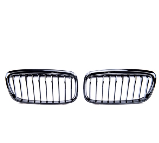 Set Sport Performance Kühlergrill Einzelsteg Schwarz glanz BMW 2er F45 Active Tourer Baujahr 2014-2018