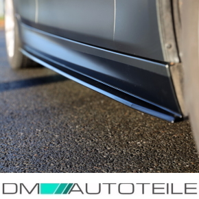 Set Seitenschweller Leisten Schwarz Glanz SPORT-Performance passt für BMW 5er F10 F11 M-Paket