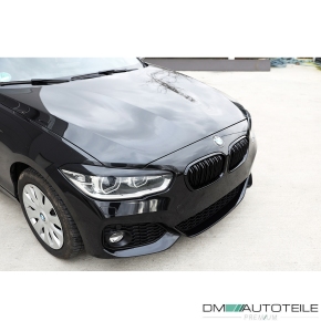 Front Grille Set Dual Slat Black Gloss fits on BMW 1-Series F20 F21 LCI up 2015