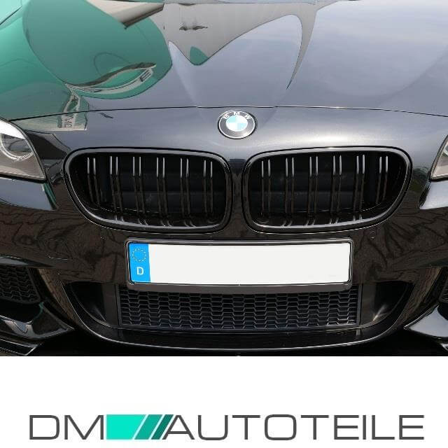 Sport Kühlergrill Doppelsteg Performance Glanz passend für BMW 5er F10 F11  10-17