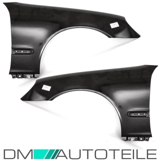 Set Mercedes W203 S203 left & right wing panel + holes for trim 00-07 also for Facelift