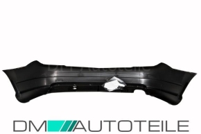 Sport Rear Bumper without park assist fits on Mercedes W204 w/o AMG C63 07-11 black