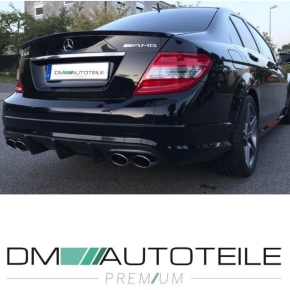 Set of Sport Side Skirts Mercedes W204 S204 2007-2014 ABS + accessories for C63 AMG