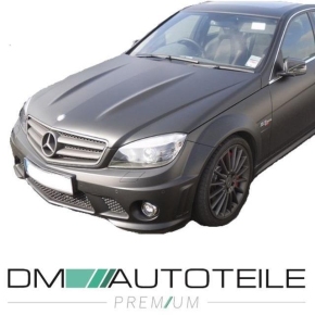 Mercedes W204 Full Bumper bodykit Front+Rear+Side 2007-2011 + accessories for C63 AMG