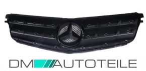 Mercedes W204 Kühlergrill ohne Emblem in Chrom Schwarz 07-11