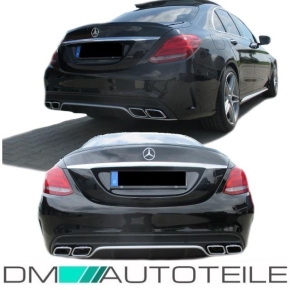 Mercedes C-Class W205 AMG C63 Bumper bodykit for park assist from 2015 onwards