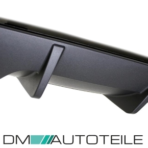 Mercedes W204 C204 Diffuser rear Bumper matt black + accessories for C63 AMG 11-15