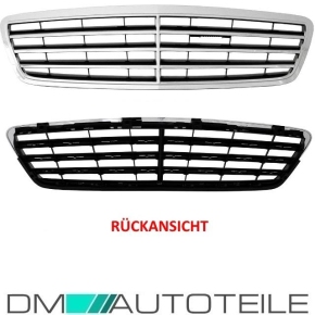 Mercedes C-Class W203 Front Grille chrome black 04-07...