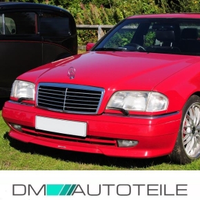 Mercedes C-Klasse W202 Kühlergrill Grill Chrom Schwarz 93-00 Avantgarde