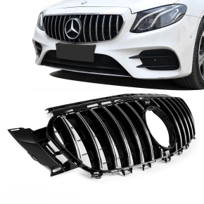 Kühlergrill Chrom passt für Mercedes E-Klasse...