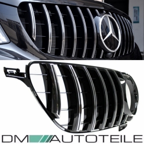 Grille Black Chrome fits on Mercedes GLE (ML) W166 up 2015 to Sport-Panamericana GT 