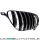 Grille Black Chrome fits on Mercedes GLE (ML) W166 up 2015 to Sport-Panamericana GT 