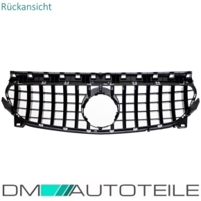 Kühlergrill Chrom Schwarz passend für Mercedes CLA W117 ab 2016 (Mopf) auf Sport-Panamericana GT 