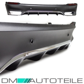 Bodykit Sport Front +Rear Bumper +Tail Pipes fits Mercedes GLC X253 w/o AMG GT
