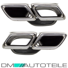 Bodykit Sport Front +Rear Bumper +Tail Pipes fits Mercedes GLC X253 w/o AMG GT